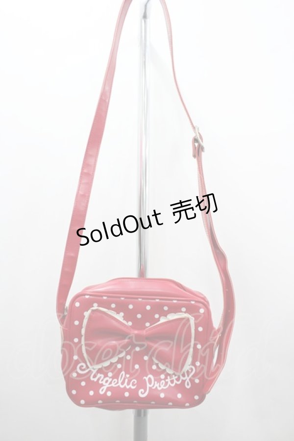 画像1: Angelic Pretty / POPドットショルダーバッグ  赤Ｘ白 I-26-02-20-104-AP-BG-SA-ZI (1)
