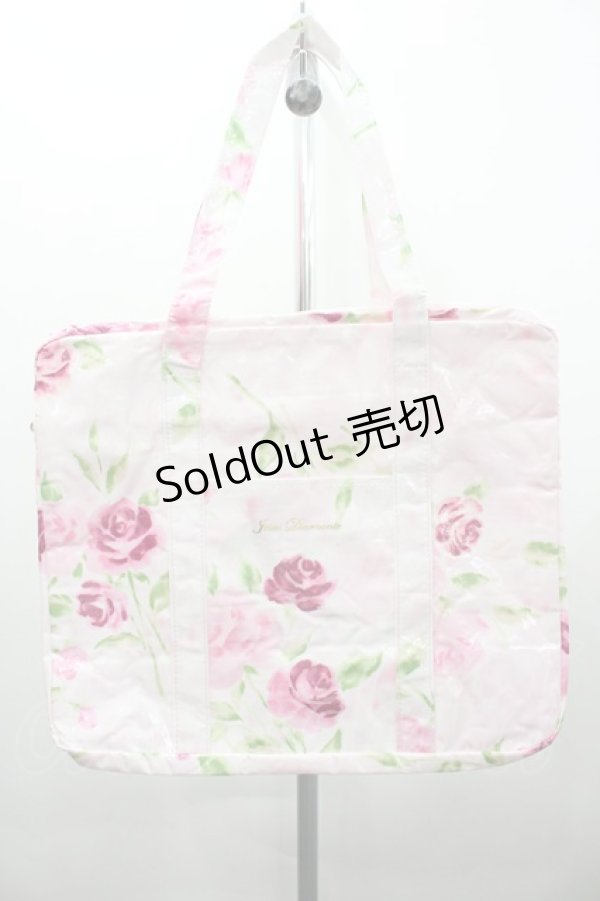 画像1: JESUS DIAMANTE / ビニールバッグ  ぼかし薔薇 I-26-02-20-106-JE-BG-SA-ZI (1)