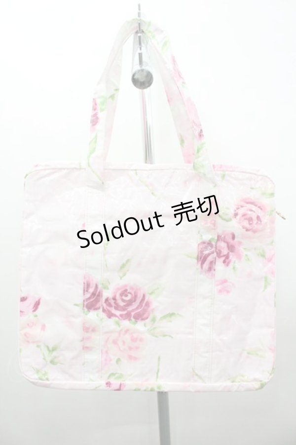 画像2: JESUS DIAMANTE / ビニールバッグ  ぼかし薔薇 I-26-02-20-106-JE-BG-SA-ZI (2)