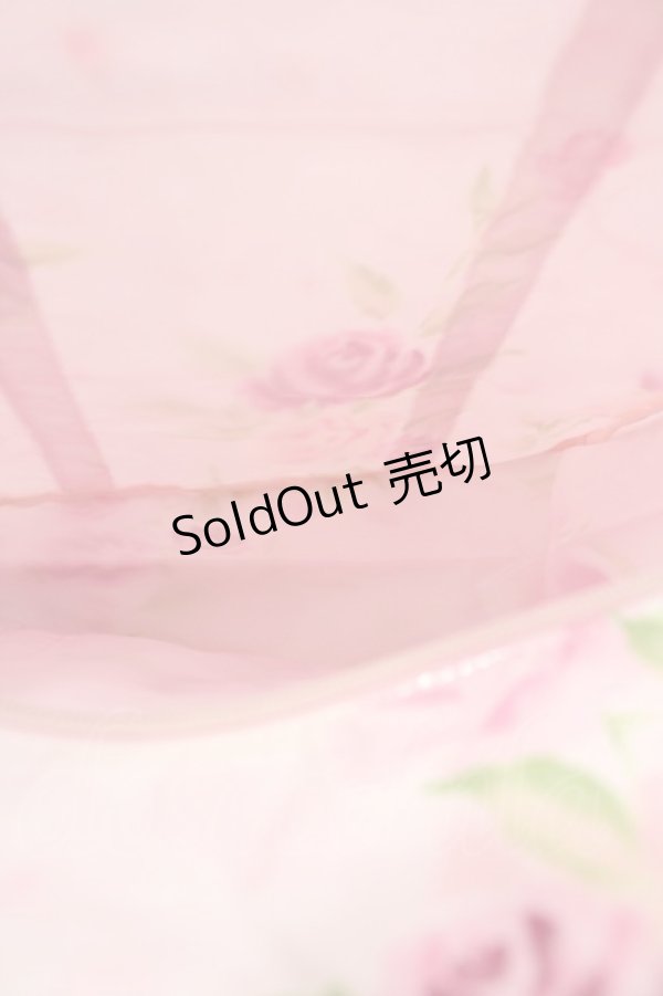 画像3: JESUS DIAMANTE / ビニールバッグ  ぼかし薔薇 I-26-02-20-106-JE-BG-SA-ZI (3)