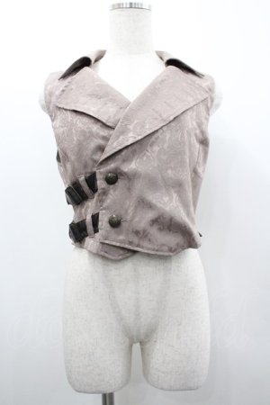 画像: STEAM / ベルト付きベスト  ブラウン I-26-02-20-012-HN-TO-SA-ZI