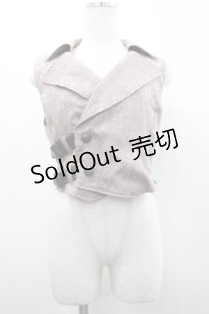 画像: STEAM / ベルト付きベスト  ブラウン I-26-02-20-012-HN-TO-SA-ZI