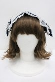 画像2: Coenobita / 別珍ヘッドドレス  ネイビー I-26-02-20-112-LO-AC-SA-ZI (2)