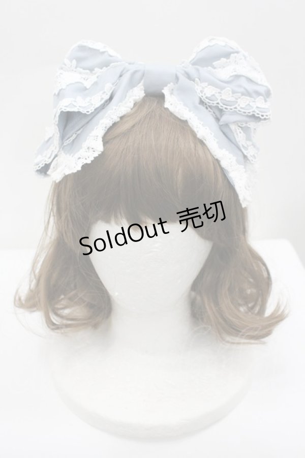 画像1: BABY,THE STARS SHINE BRIGHT / キャメロンカチューシャ  サックス I-26-02-20-116-BA-ZA-SA-ZI (1)