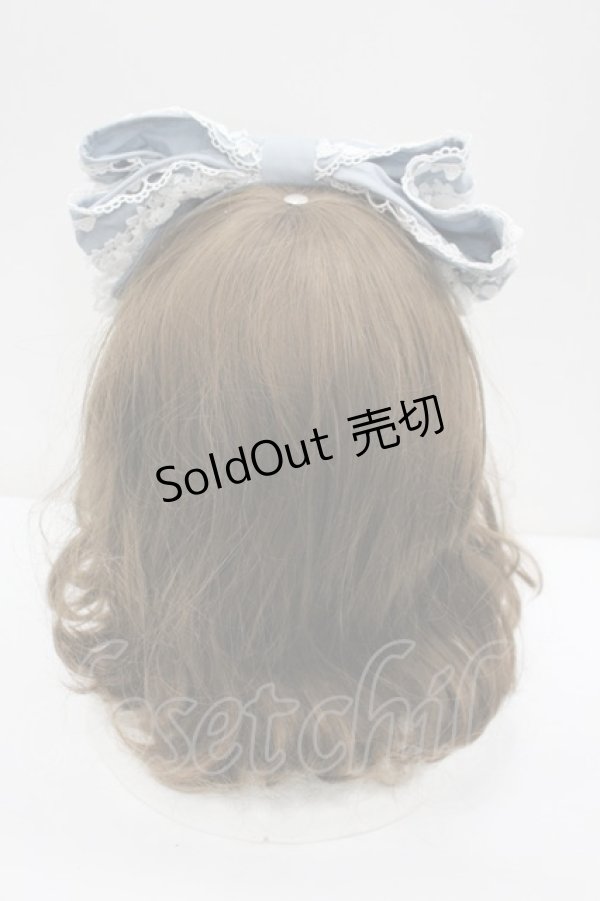 画像2: BABY,THE STARS SHINE BRIGHT / キャメロンカチューシャ  サックス I-26-02-20-116-BA-ZA-SA-ZI (2)