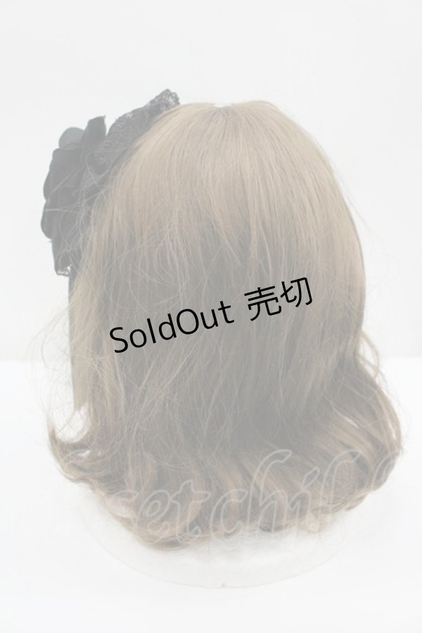 画像3: ATELIER PIERROT / ローズパールカチューシャ  黒 I-26-02-20-117-EL-AC-SA-ZI (3)