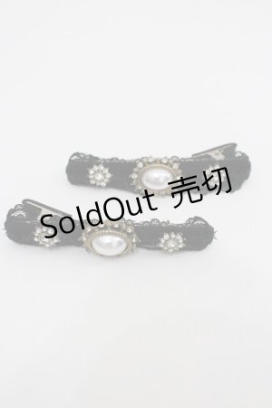画像: LOLITAその他(お買取対象外) / ビジュークリップセット  黒Ｘシルバー I-26-02-20-121-LO-AC-SA-ZI