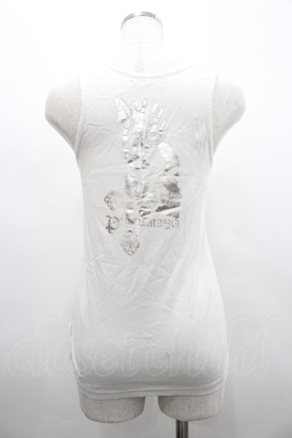 画像2: PUTUMAYO / ハンドプリントタンク  アイボリー I-26-02-20-013-PT-TO-SA-ZI (2)