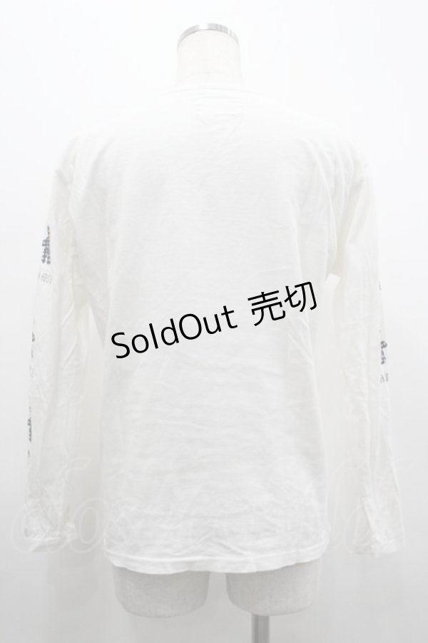 画像2: PINK HOUSE / チェックテディベア&ロゴpt長袖Tシャツ  ホワイト I-26-02-20-023-LO-TS-SA-ZI (2)