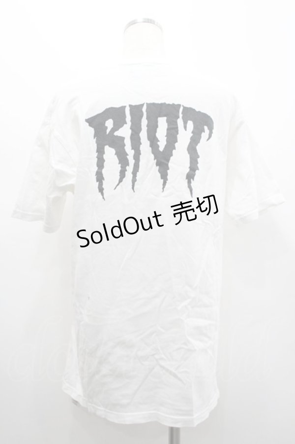 画像2: MILKBOY / FAT BUNNY Tシャツ L 白Ｘ黒 I-26-02-20-030-MB-TO-SA-ZI (2)