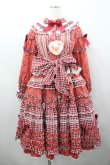 画像1: BABY,THE STARS SHINE BRIGHT / Berry Sweet Bouquetロングワンピース  赤 I-26-02-23-033-BA-OP-SA-ZI (1)