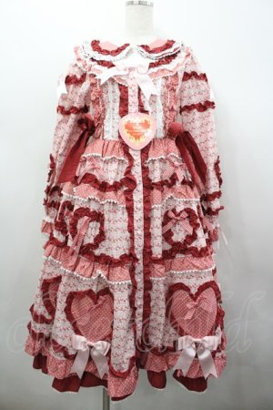 画像: BABY,THE STARS SHINE BRIGHT / Tartelette aux Fraisesロングワンピース  ピンク I-26-02-23-034-BA-OP-SA-ZI