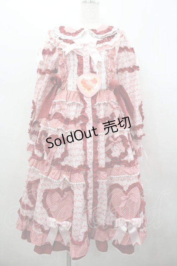 画像1: BABY,THE STARS SHINE BRIGHT / Tartelette aux Fraisesロングワンピース  ピンク I-26-02-23-034-BA-OP-SA-ZI (1)