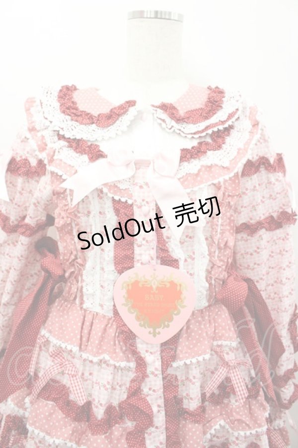 画像2: BABY,THE STARS SHINE BRIGHT / Tartelette aux Fraisesロングワンピース  ピンク I-26-02-23-034-BA-OP-SA-ZI (2)