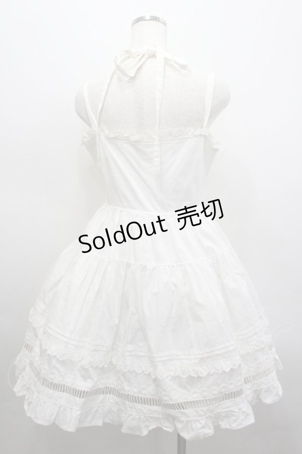 画像4: Cornet / お花レース編上げワンピース  白 I-26-02-23-036-LO-OP-TE-ZI (4)