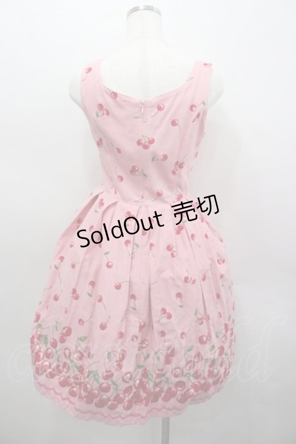 画像3: Emily Temple cute / チェリープリントジャンパースカート  ピンク I-26-02-23-042-ET-OP-TE-ZI (3)