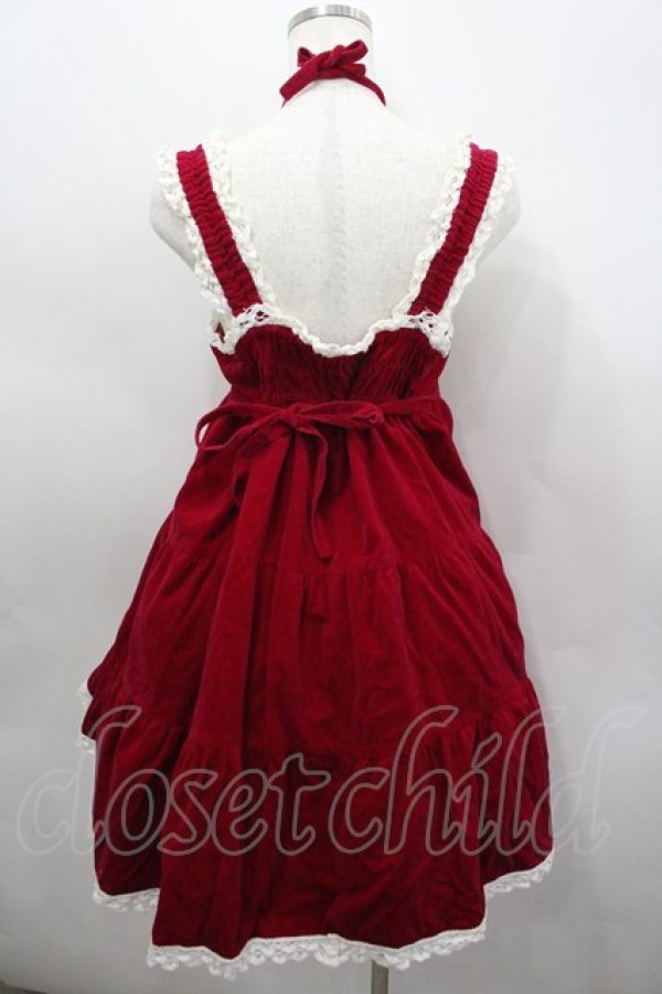 画像3: BABY,THE STARS SHINE BRIGHT / 別珍ベビードールジャンパースカート  ボルドー I-26-02-23-048-BA-OP-SA-ZI (3)