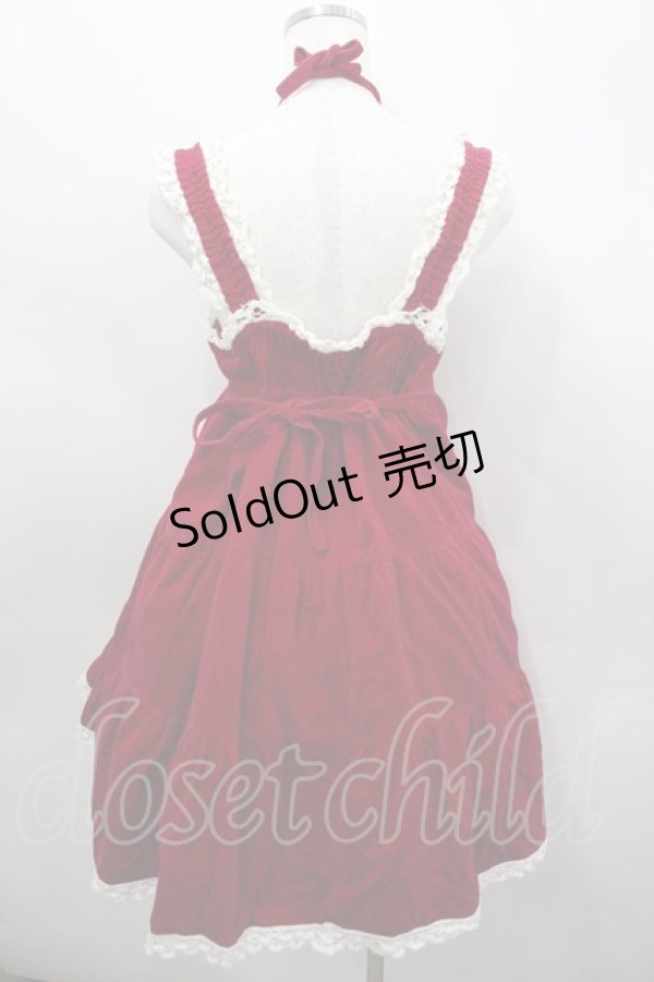 画像3: BABY,THE STARS SHINE BRIGHT / 別珍ベビードールジャンパースカート  ボルドー I-26-02-23-048-BA-OP-SA-ZI (3)