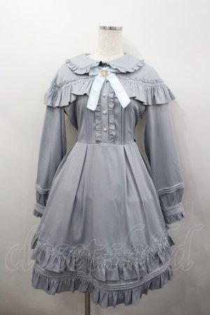 画像: Amavel / Rose Rubanミドル丈ワンピース  サックス I-26-02-23-055-CA-OP-SA-ZI