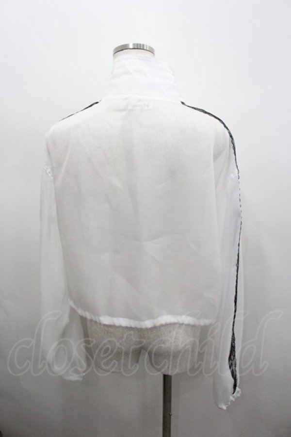 画像3: axes femme / シアートラックジャケット  白 I-26-02-23-006-AX-TO-HR-ZI (3)