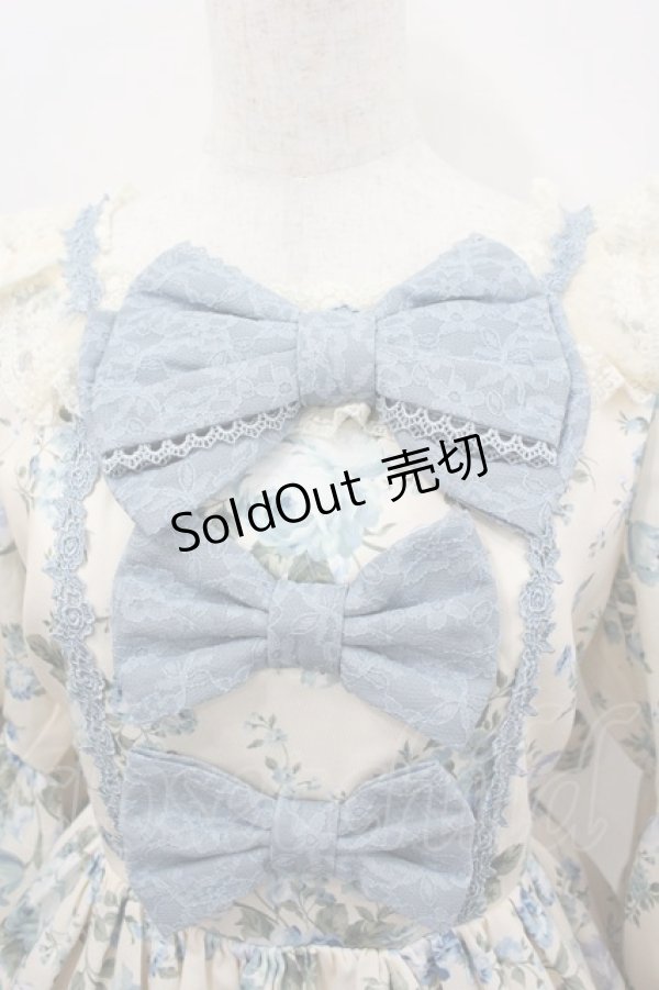 画像2: axes femme kawaii / アンティークローズ柄ワンピース M アイボリー I-26-02-23-059-AX-OP-TE-ZI (2)