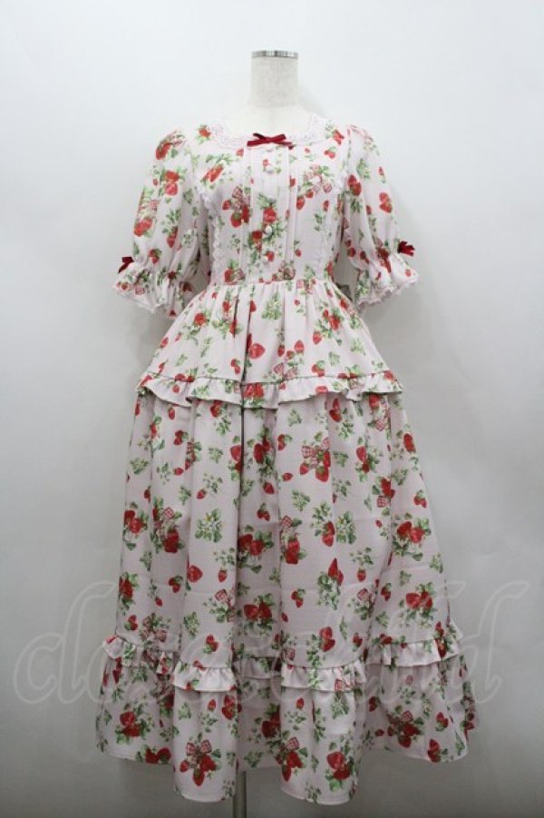 画像1: axes femme kawaii / クラシックベリーワンピース M ピンク I-26-02-23-060-AX-OP-TE-ZI (1)