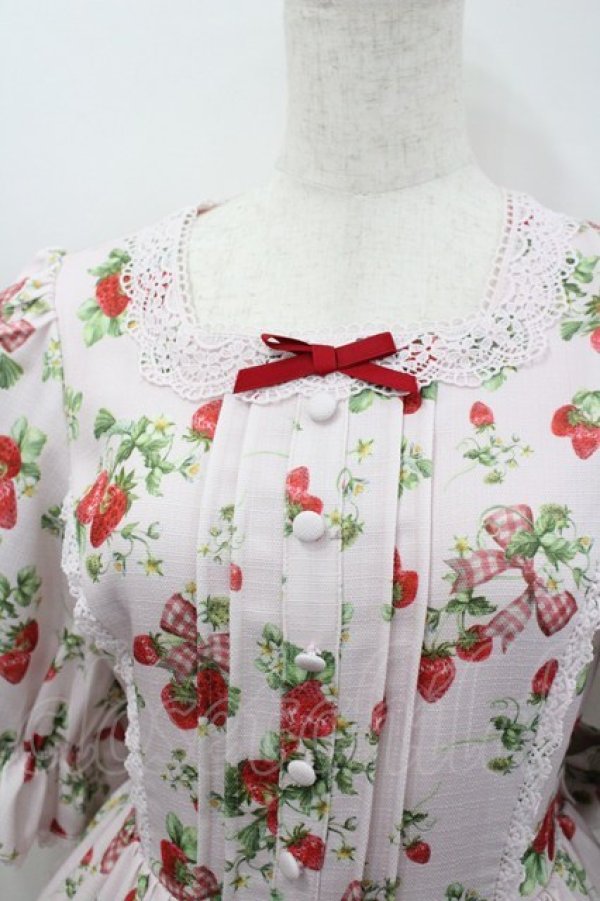 画像2: axes femme kawaii / クラシックベリーワンピース M ピンク I-26-02-23-060-AX-OP-TE-ZI (2)