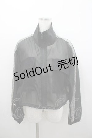 画像: axes femme / シアートラックジャケット  黒 I-26-02-23-007-AX-TO-HR-ZI