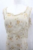 画像2: INGEBORG / フラワーシフォンプリントノースリーブワンピース  アイボリー I-26-02-23-070-LO-OP-SA-ZI (2)