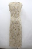 画像3: INGEBORG / フラワーシフォンプリントノースリーブワンピース  アイボリー I-26-02-23-070-LO-OP-SA-ZI (3)