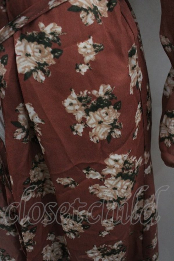 画像2: axes femme / 花柄ptロングカーディガン  ピンク I-26-02-23-072-AX-TO-SA-ZI (2)