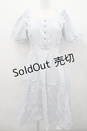 画像: Amavel / Rose Gardenコットンワンピース  サックス I-26-02-23-074-CA-OP-SA-ZI