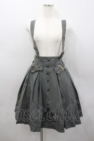 画像: Amavel / Classic Schoolボックスプリーツスカート  カーキ I-26-02-23-089-CA-SK-SA-ZI