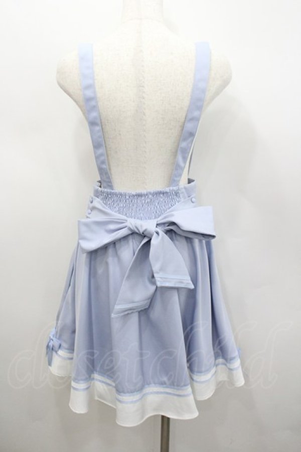 画像3: Amavel / Crown Emblemサイドプリーツマリンスカパン  サックス I-26-02-23-092-CA-PA-SA-ZI (3)