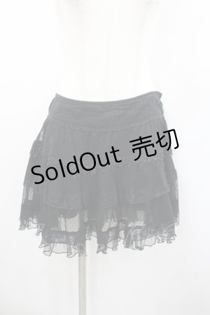 画像: LOLITA / チュール重ねスカート M 黒 I-26-02-23-094-LO-SK-TE-ZI