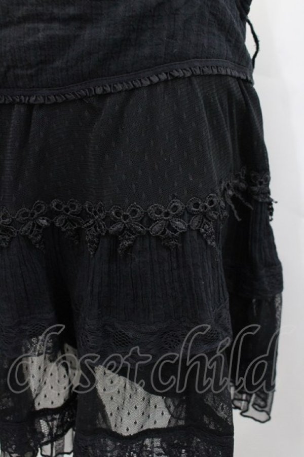 画像2: LOLITA / チュール重ねスカート M 黒 I-26-02-23-094-LO-SK-TE-ZI (2)