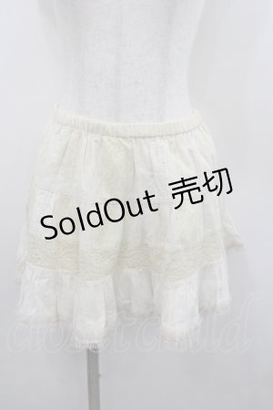画像: LIZ LISA / レース使いスカート F 生成り I-26-02-23-095-LO-BL-TE-ZI