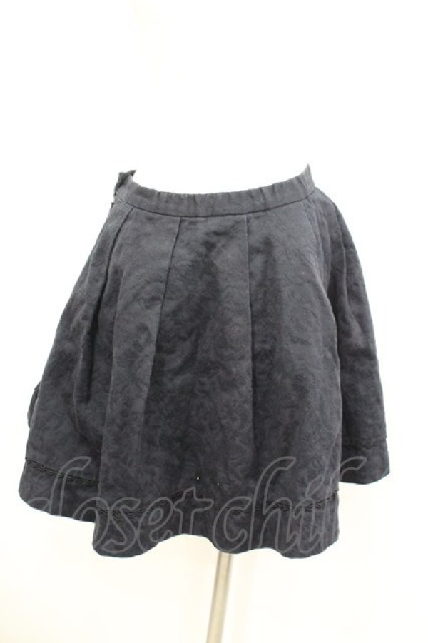 画像3: MAM / 薔薇ジャガードスカート  黒 I-26-02-23-097-LO-SK-SA-ZI (3)