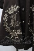 画像2: metamorphose / クラウンエンブレム刺繍入りコート 1 ブラウン I-26-02-23-011-ME-CO-TE-ZI (2)