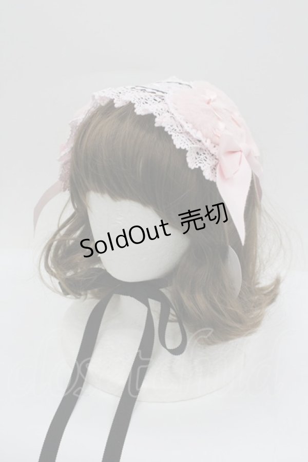画像1: BABY,THE STARS SHINE BRIGHT / Cherie de Neigeヘッドドレス  黒Ｘピンク I-26-02-23-107-BA-AC-SA-ZI (1)