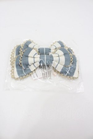 画像: metamorphose / ハイカラ小町リボンコーム  紺 I-26-02-23-113-ME-AC-SA-ZI