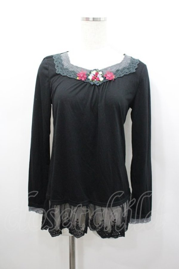 画像1: axes femme / ガーデンインナーPO M 黒 I-26-02-23-015-AX-TO-SA-ZI (1)