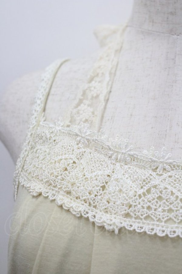 画像2: LOLITAその他 / レースリボンキャミソール  アイボリー I-26-02-23-019-LO-TO-TE-ZI (2)