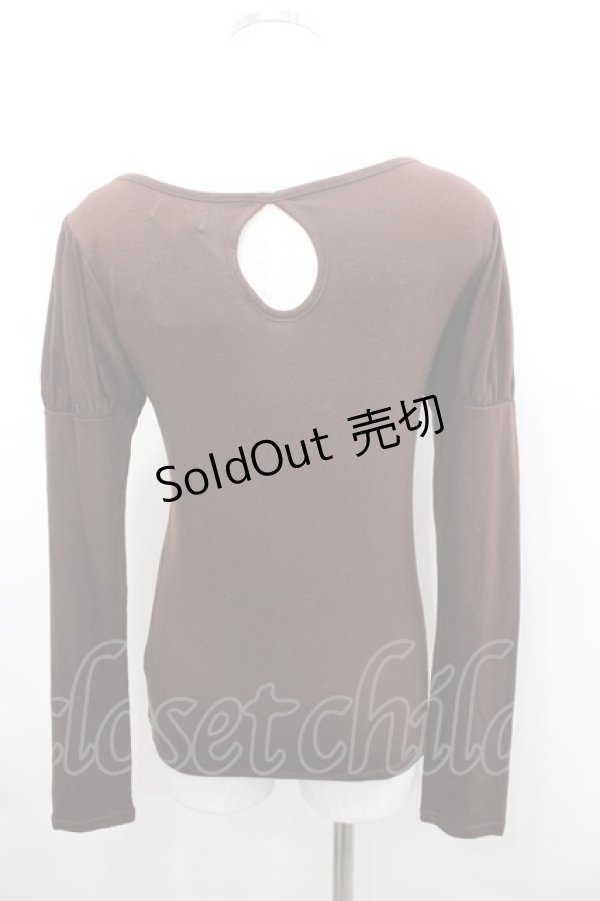 画像4: LIZ LISA / リボンカットソー F ブラウン I-26-02-23-022-LO-BL-TE-ZI (4)