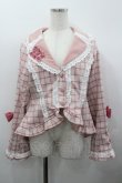 画像1: Chalmiere / タータンチェックジャケット M ピンク I-26-02-23-024-0-JA-TE-ZI (1)