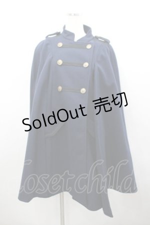 画像: axes femme / ナポレオンマント風コート M ネイビー I-26-02-23-030-AX-CO-SA-ZI