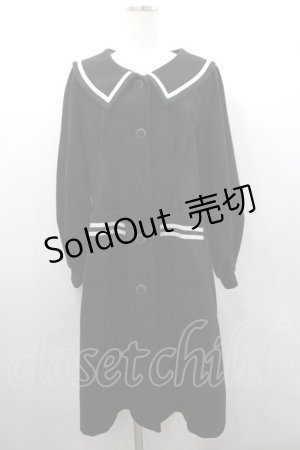 画像: axes femme POETIQUE / セーラーデザインコート  黒 I-26-02-25-038-AX-CO-SA-ZI