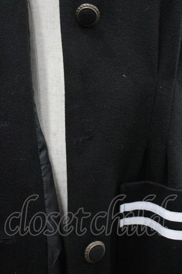 画像2: axes femme POETIQUE / セーラーデザインコート  黒 I-26-02-25-038-AX-CO-SA-ZI (2)