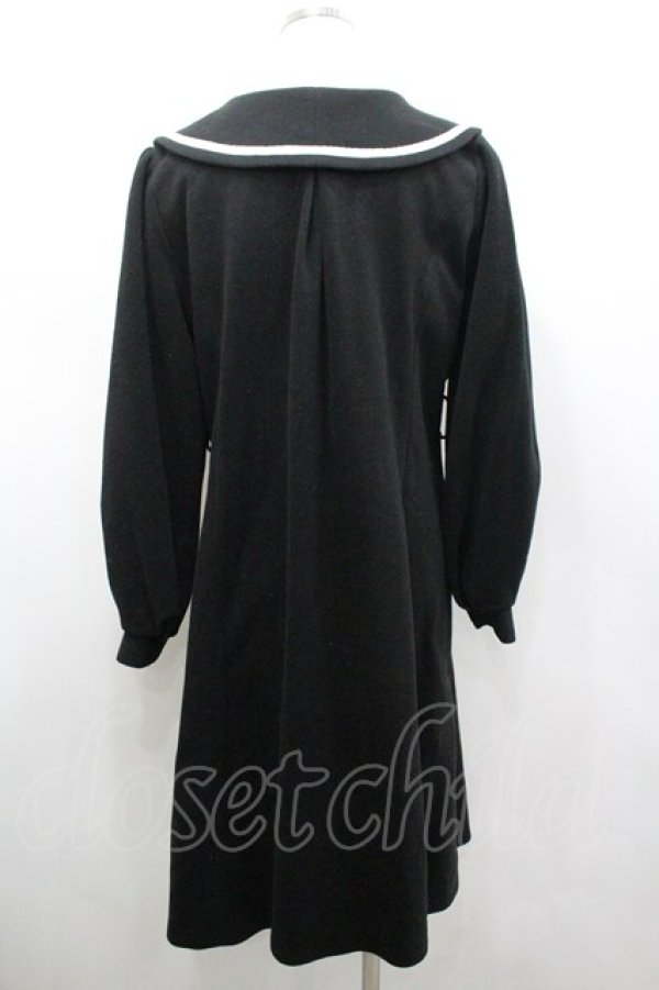 画像3: axes femme POETIQUE / セーラーデザインコート  黒 I-26-02-25-038-AX-CO-SA-ZI (3)