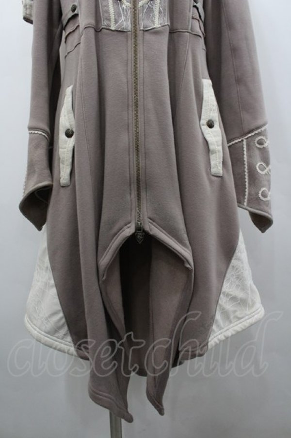 画像3: Ozz Croce / ケープ風デザインロングコート  ベージュ I-26-02-25-041-OO-CO-SA-ZI (3)